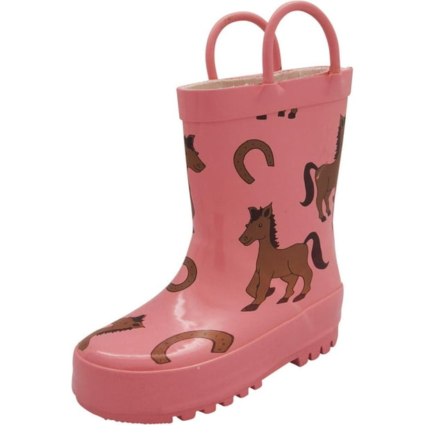Big Kids Boys Girls Waterproof Rubber Rain Boots Little Norty New Toddlers